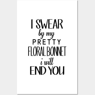 floral bonnet Posters and Art